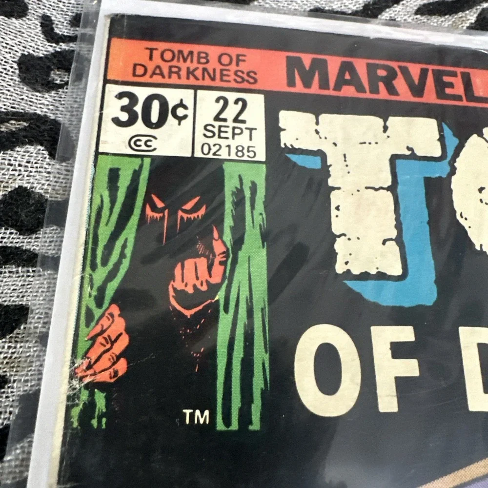 VTG Marvel Comic Group Tomb Of Darkness Sept #22 1976!